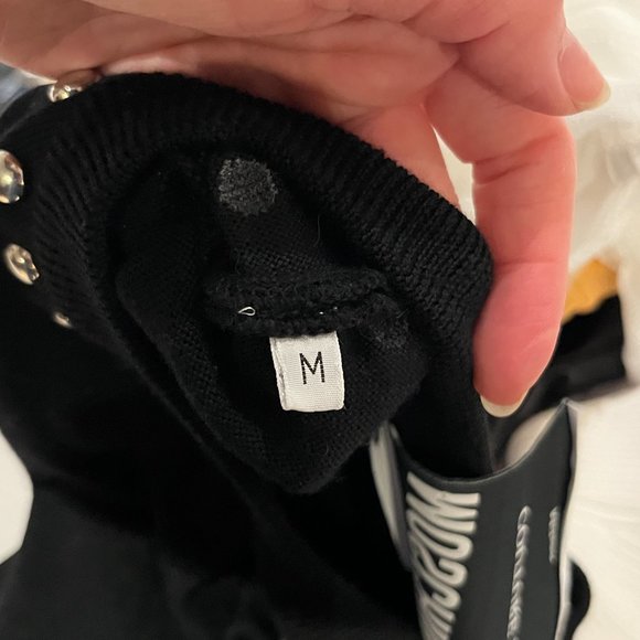 Black Moschino Sweater with Studs - Picture 6 of 7